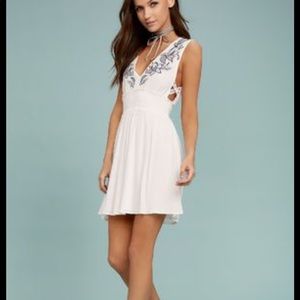 Lulus white dress